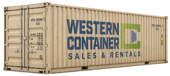 40-foot standard shipping container